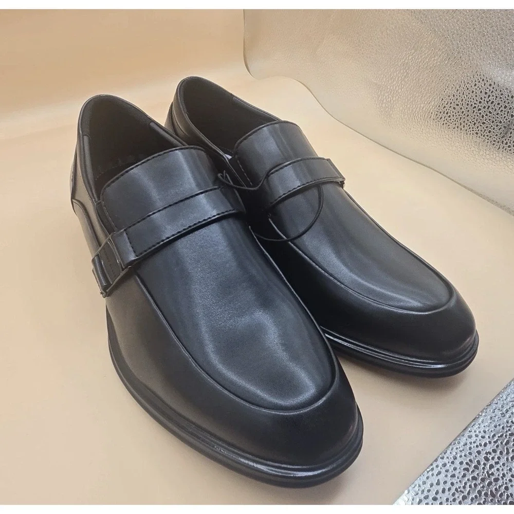Perry Ellis Portfolio Drexler II RB Mens 10 Wide Dress Shoes Black PEJSN24203A-2